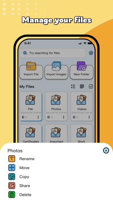 FileWizard - Document manager Screenshot