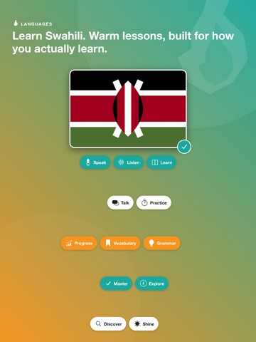 Learn Swahili - LingFast iPad screenshot