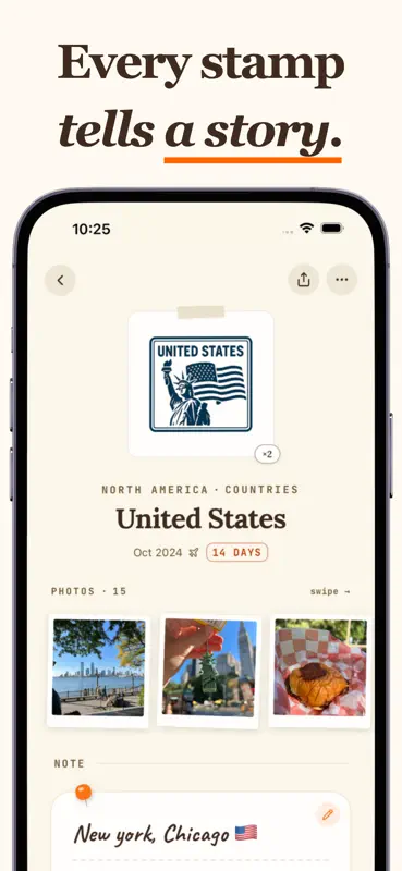 Stampie: Travel Tracker & Map screenshot 5 of 10