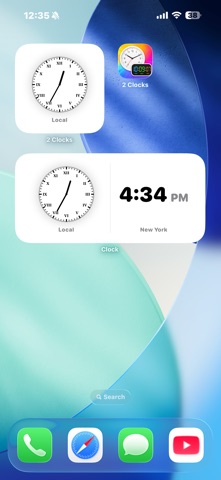 2 Clocks - Clock With Seconds Screenshot 4 of 10