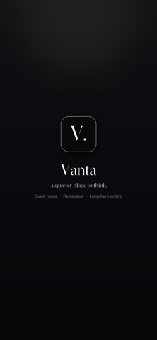 Vanta - Minimalistic Notes Screenshot 6 of 6