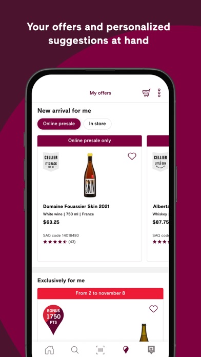 Société des alcools du Québec iPhone screenshot 6 - Food & Drink app