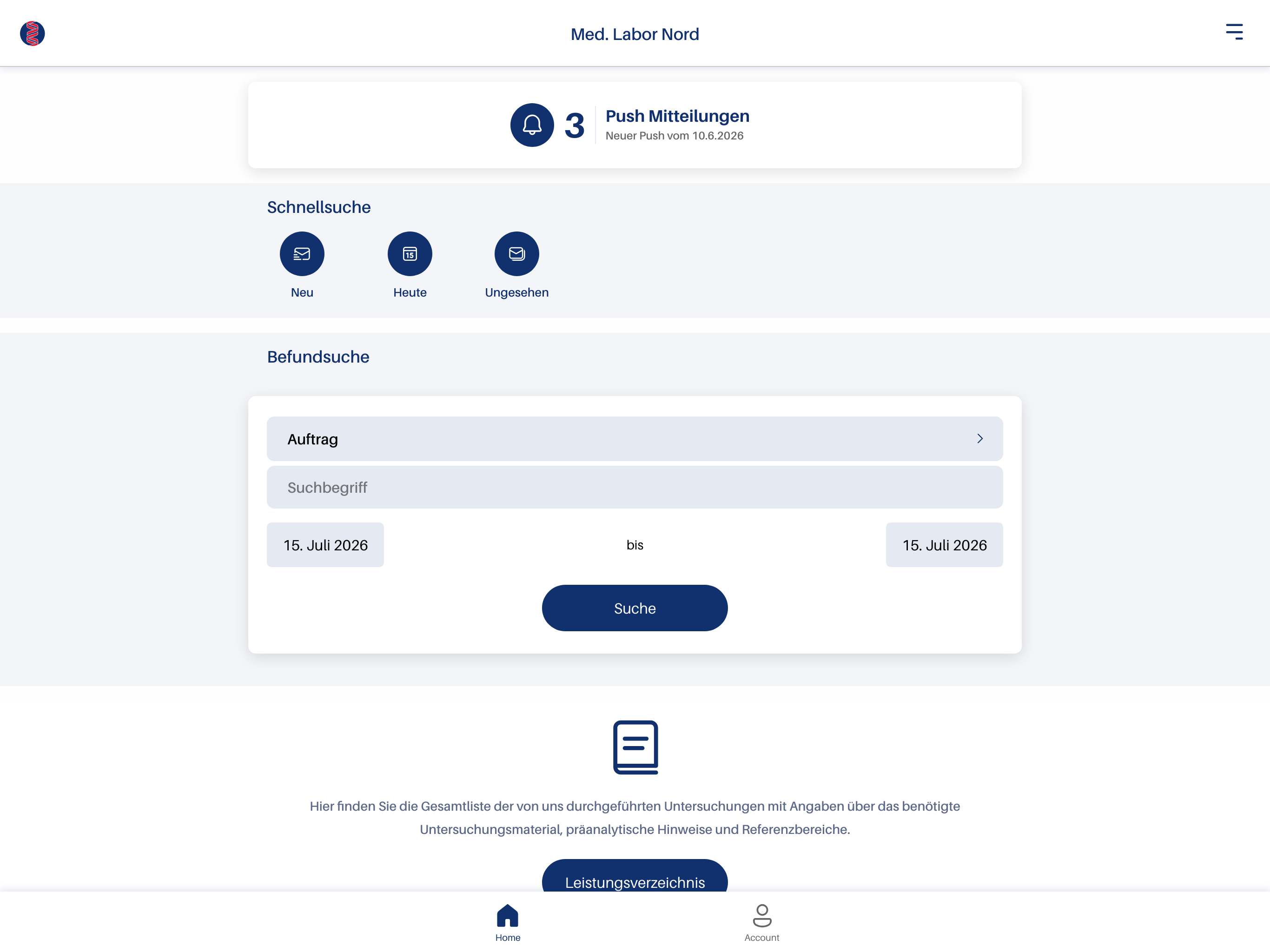 MLN Befund App screenshot 12