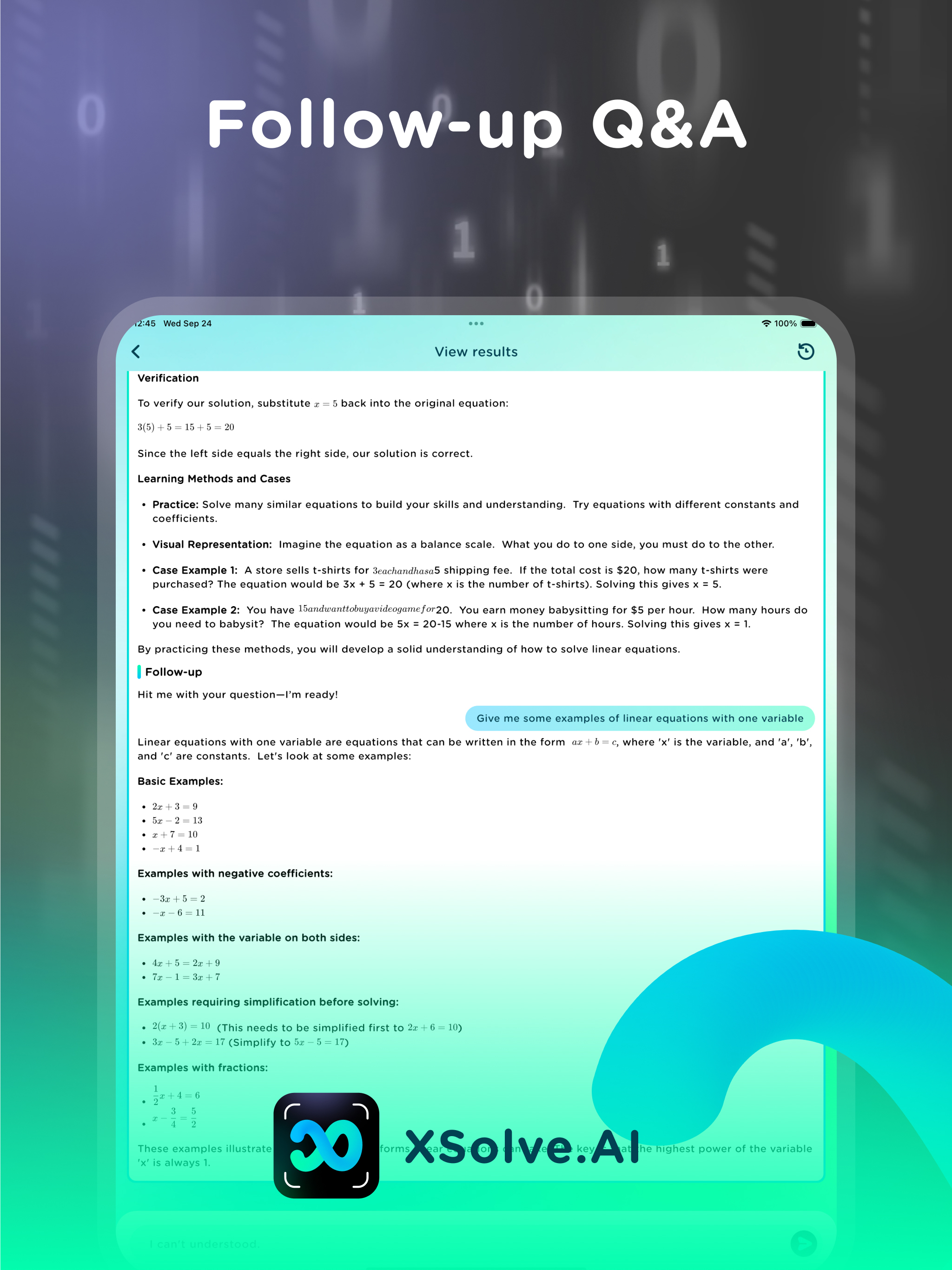 XSolve: Ai Homework Helper