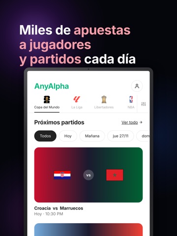 AnyAlpha iPad screenshot 2