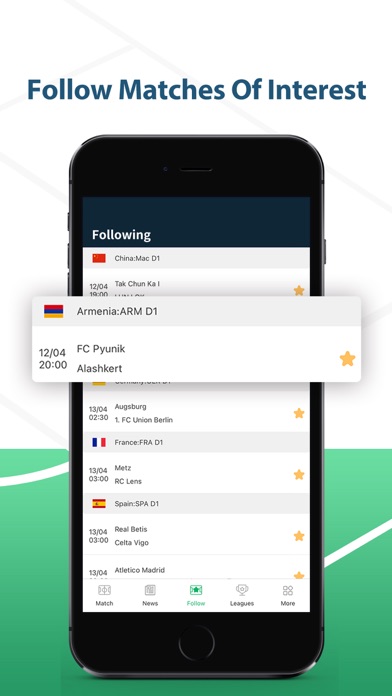 VIPGoal - Live Sports Scores Screenshot