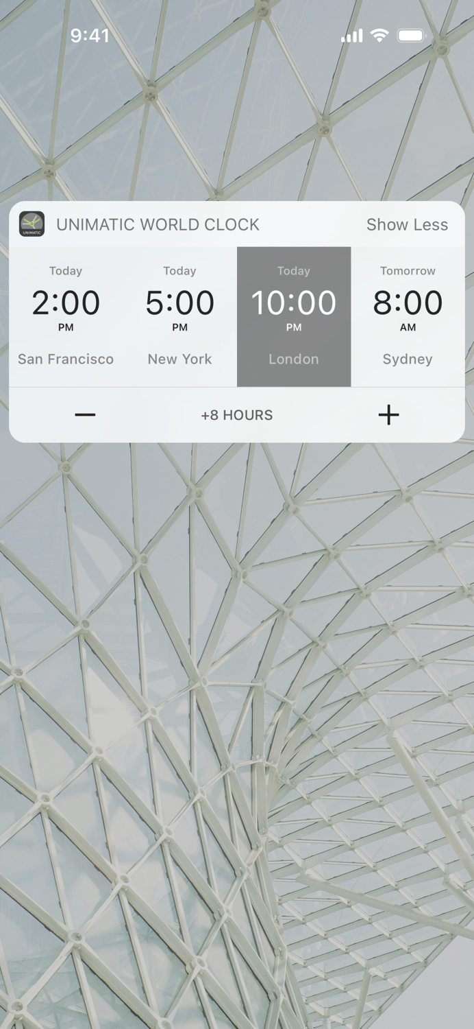 UNIMATIC World Clock