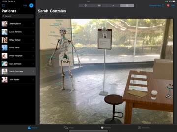 XPatient iPad screenshot
