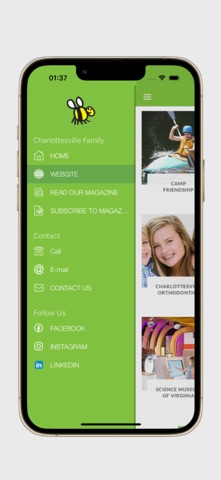 CharlottesvilleFamily Magazine screenshot