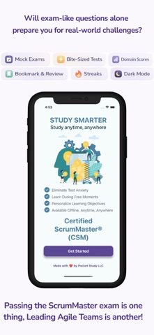 CSM ScrumMaster Pocket Study Screenshot 1 of 7