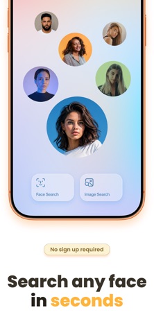 Thineye - AI Face Search Lens iPhone screenshot