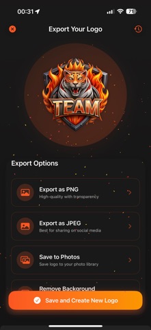War: Gaming Logo Maker Esport iPhone screenshot
