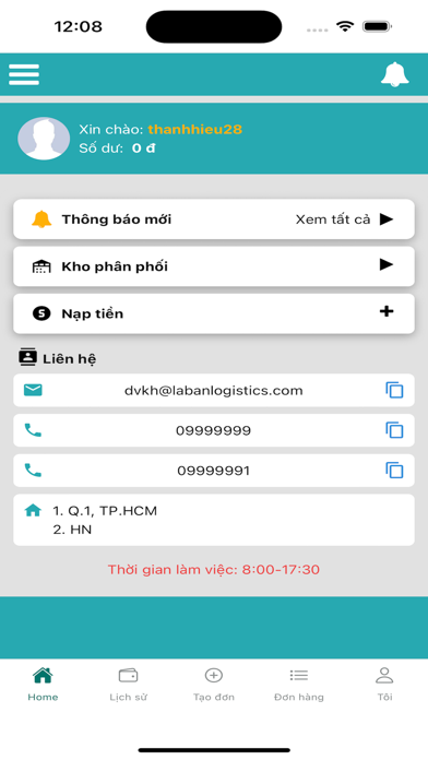 Labanlogistics Screenshot
