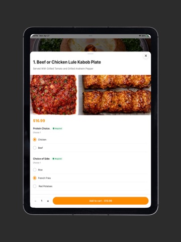 Sherman Way Grill Pizza iPad screenshot