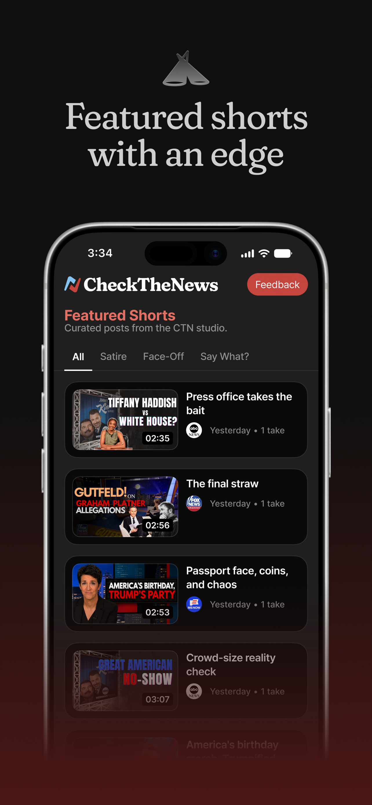 CheckTheNews: Short News Clips screenshot 5