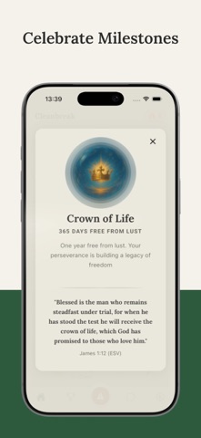 Cleanbreak: Quit Porn Tracker iPhone screenshot