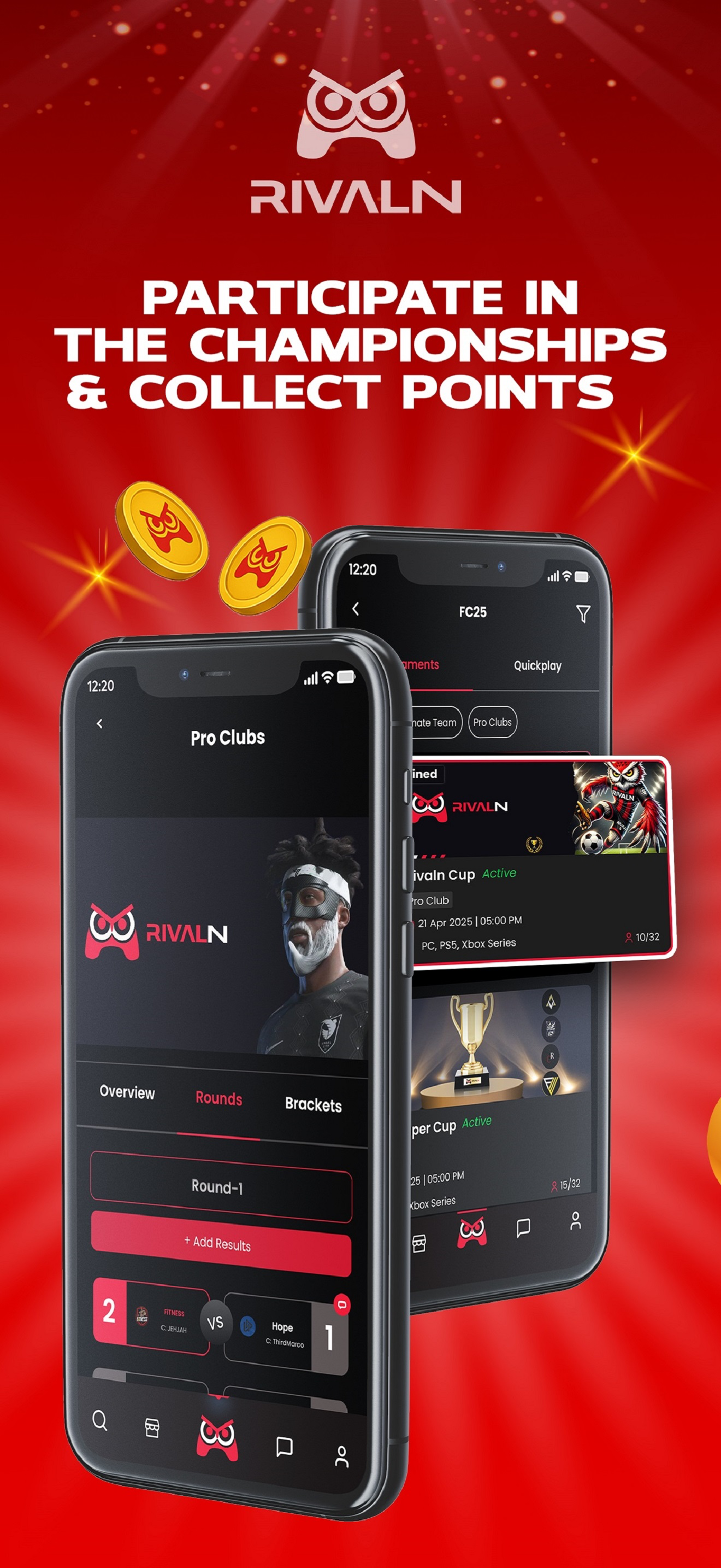 RivalN - Esports Gaming Hub