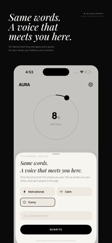 AURA: Your Energy In Words screenshot