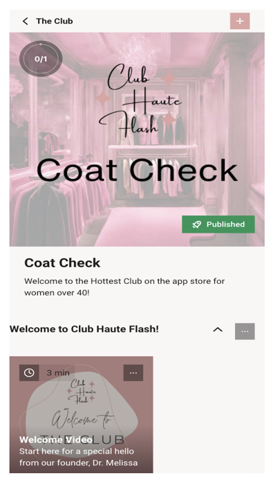 Club Haute Flash Screenshot