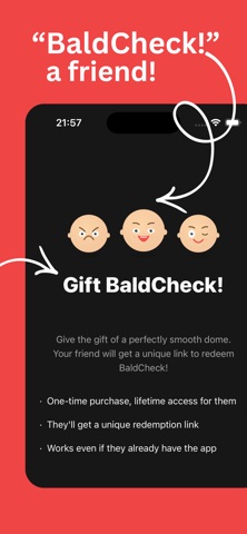 BaldCheck! iPhone screenshot