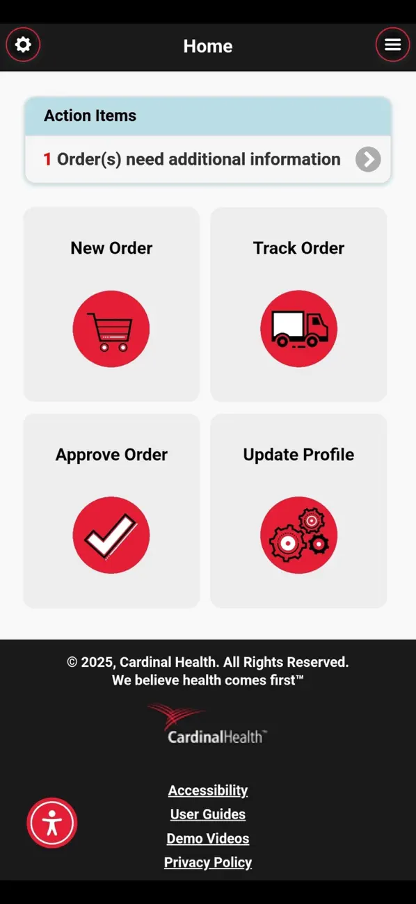 Screenshot #1 pour Cardinal Health at-Home - HHA
