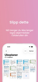 Ukeplan screenshot
