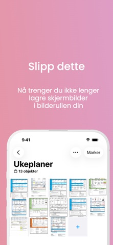 Ukeplan screenshot