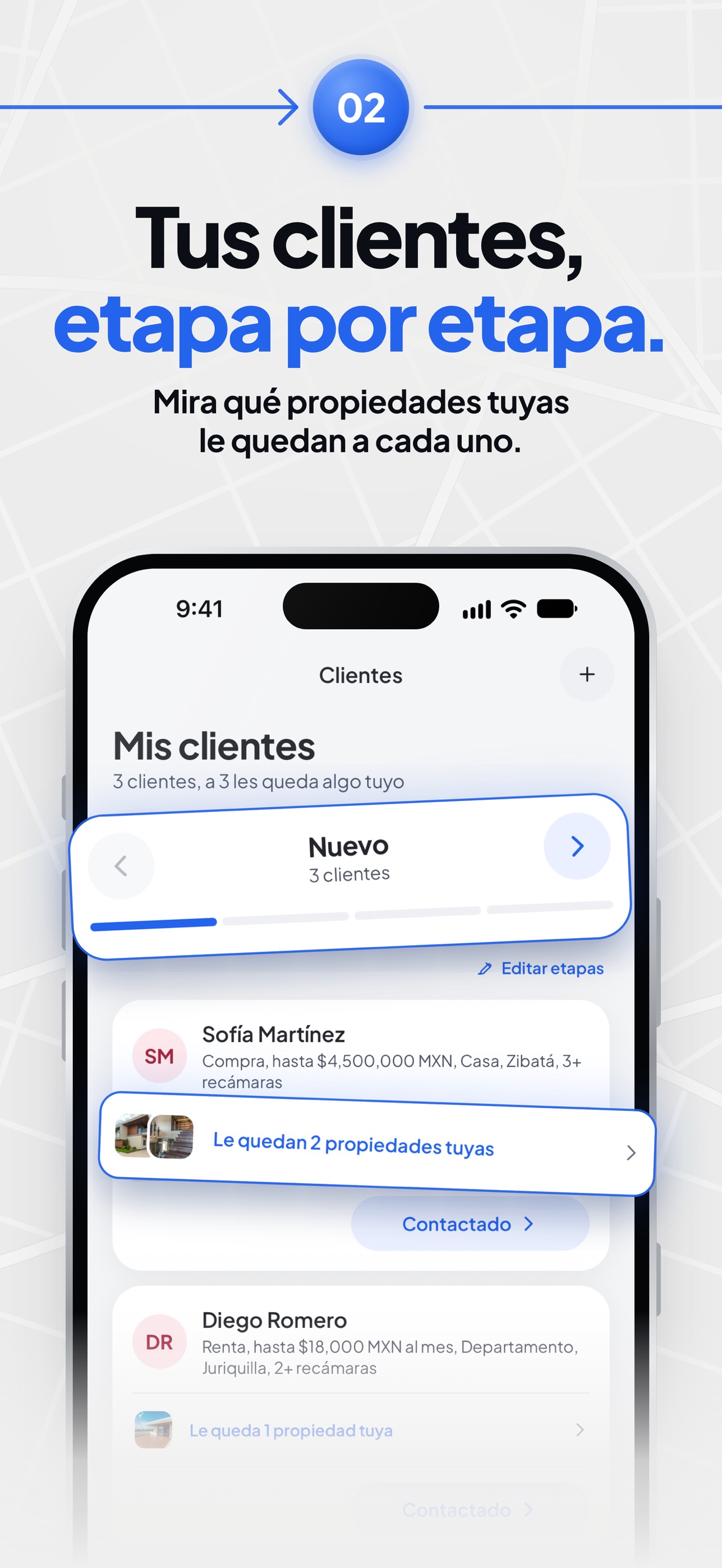 Screenshot 3 of Fichalista: CRM inmobiliario