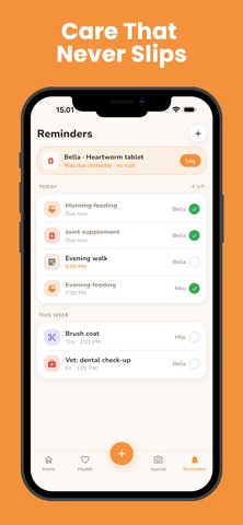 Pet Care Tracker: Pawlog Screenshot 7 of 8