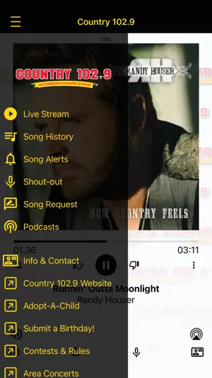 Country 102.9, Hutchinson, KS screenshot 2