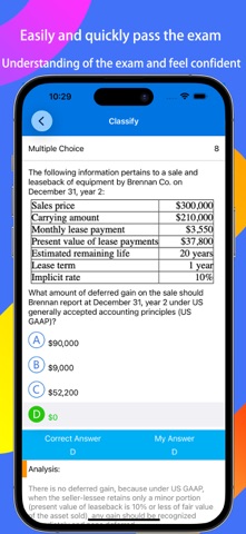 CPA FAR Exam Expert Screenshot 4 of 6