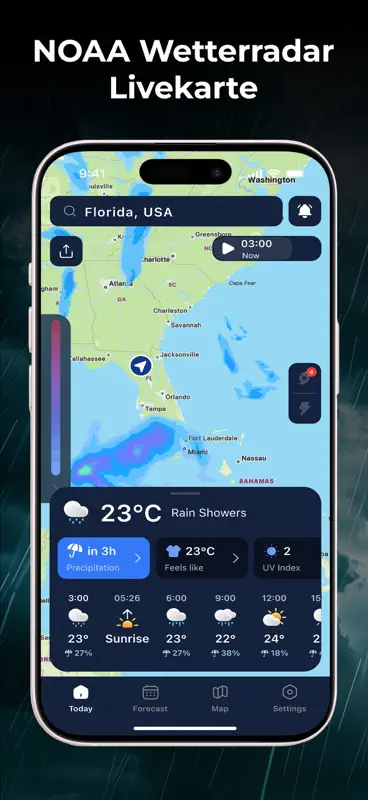 NOAA Wetter-,Wind-, Regenradar screenshot 1 of 7