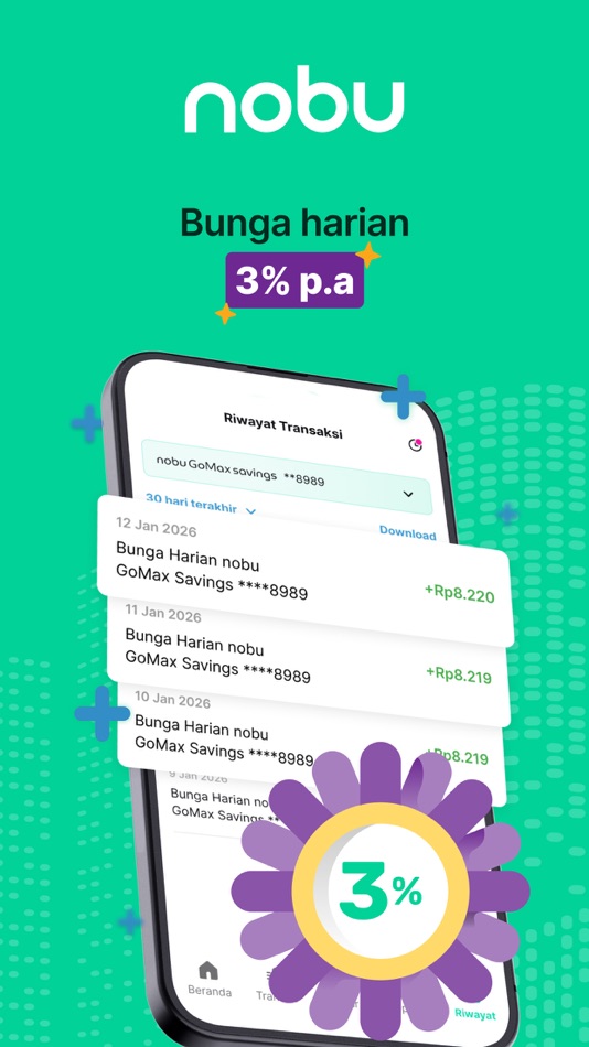 #1. nobu Go by Nobu Bank (iOS) 由: PT Bank Nationalnobu