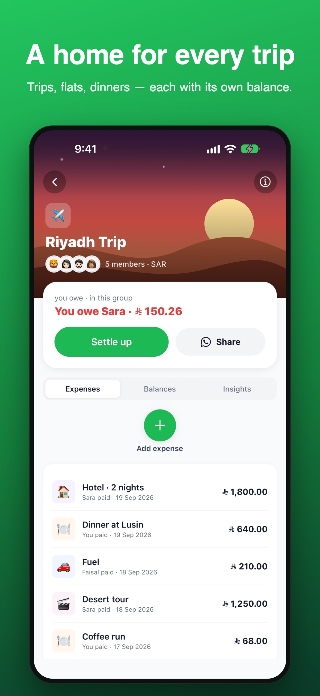Screenshot 5 of Mushrook: Split Expenses