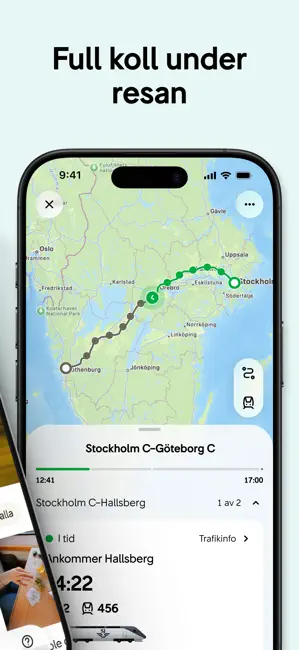SJ - Biljetter och trafikinfo iPhone screenshot 3