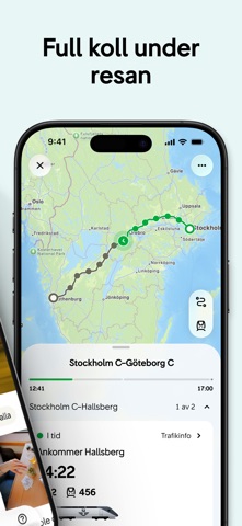 SJ - Biljetter och trafikinfo iPhone screenshot 3