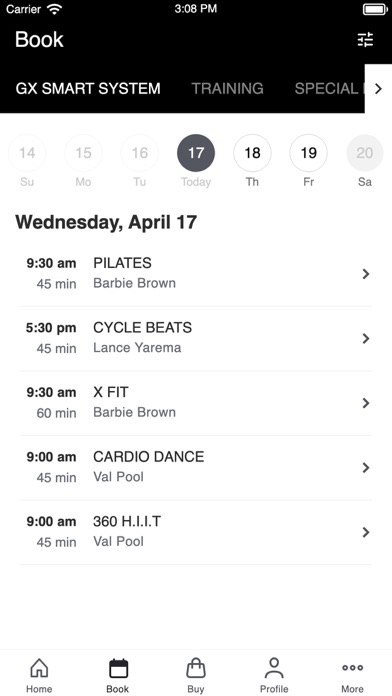 360 Fitness - Tyler Screenshot