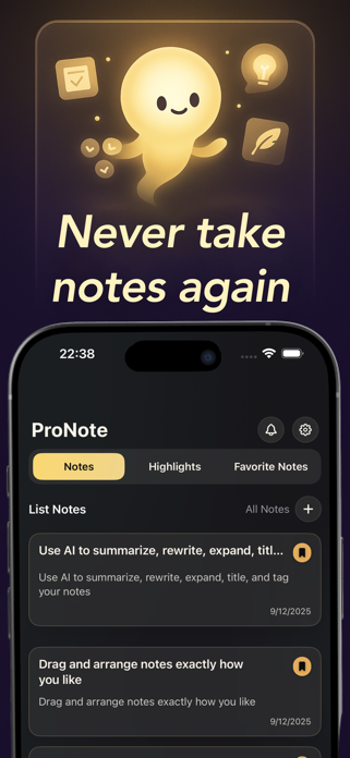 Pro Note : Snapper, Post-it Screenshot 1 of 4