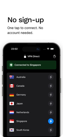 VPN Direct: Fast & Secure iPhone screenshot