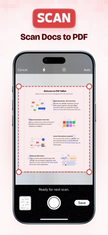PDF Editor: Fill & Sign PDF iPhone screenshot