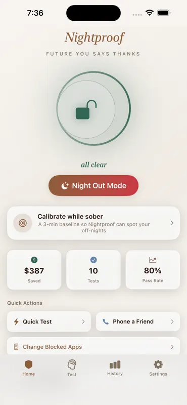 Nightproof: Drunk Mode Blocker screenshot 4 of 8