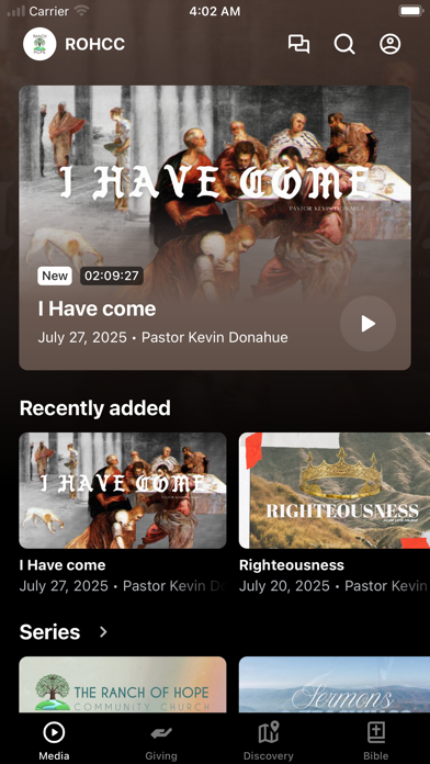 Ranch of Hope app screenshot