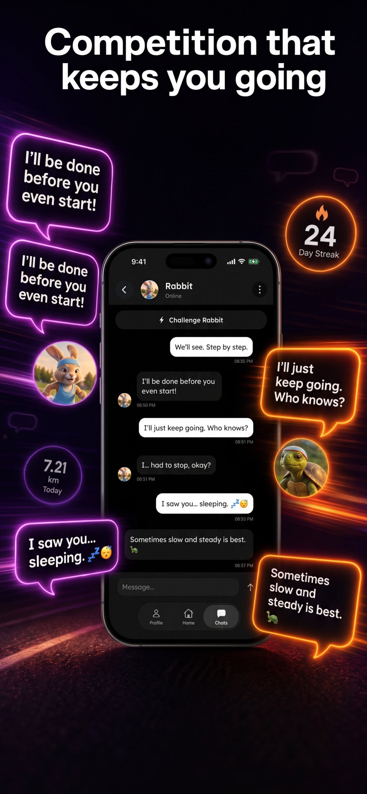 RaceMe: Run with Friends! screenshot 5