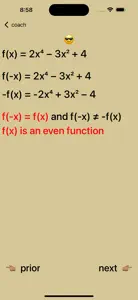 Even and Odd Polynomials screenshot #6 for iPhone