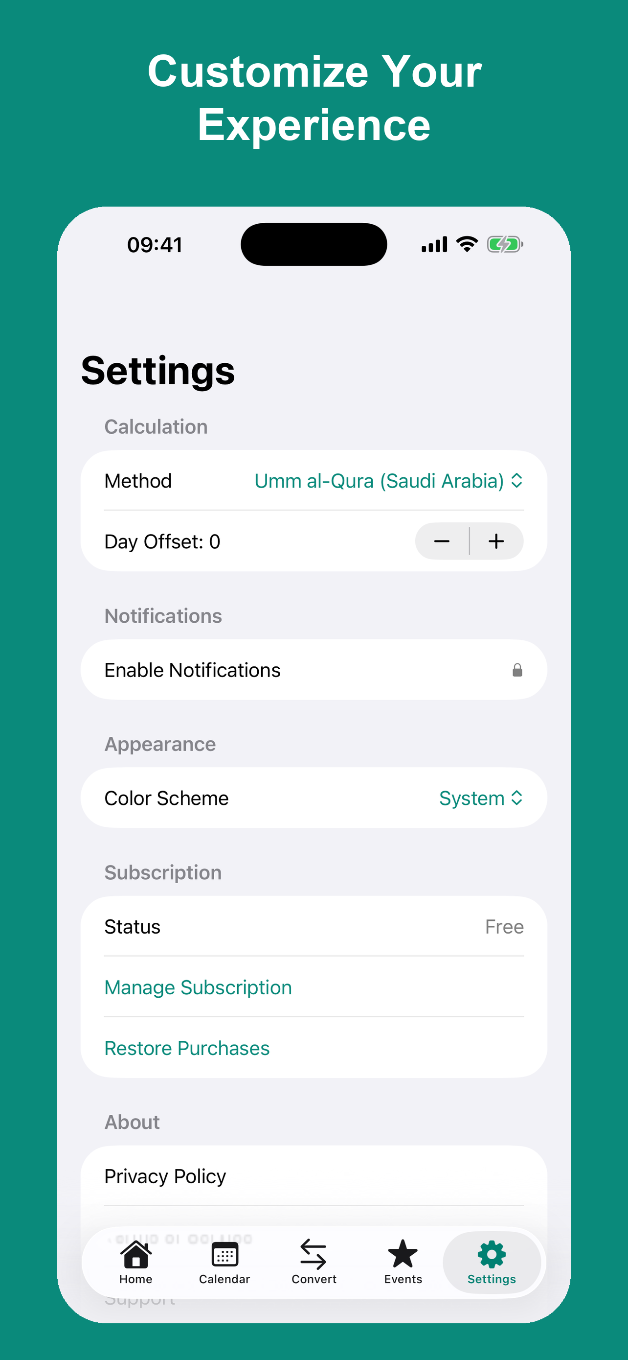 Hijri Calendar Online screenshot 5