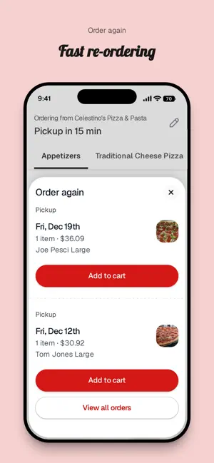 Celestino's Pizza & Pasta screenshot 4