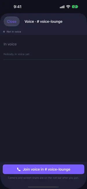 Haven - Self-Hosted Chat screenshot 1