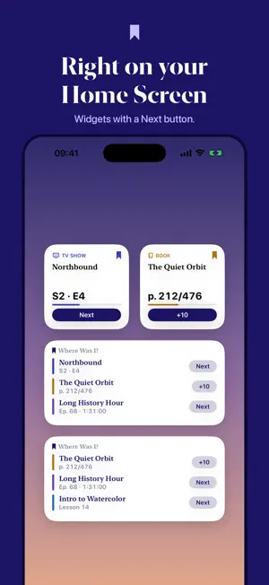 Where Was I: Media Tracker screenshot 3