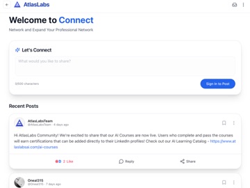 AtlasLabs iPad screenshot