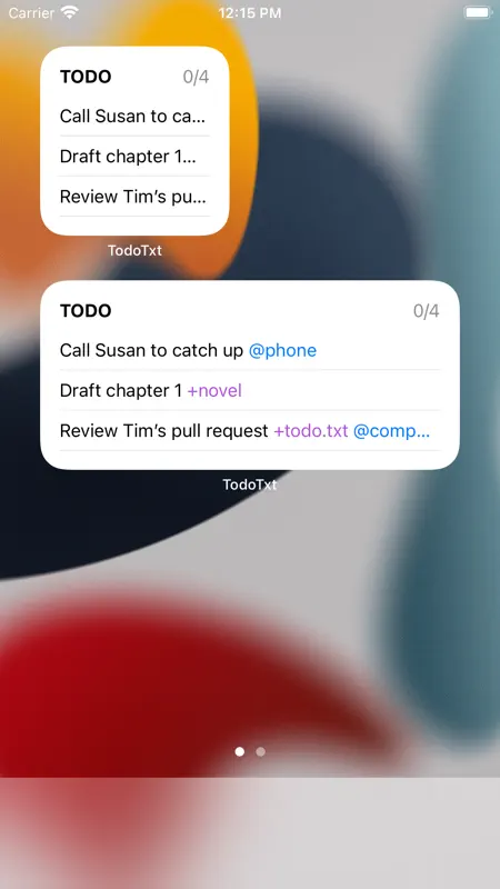 TodoTxt++ screenshot 1 of 6